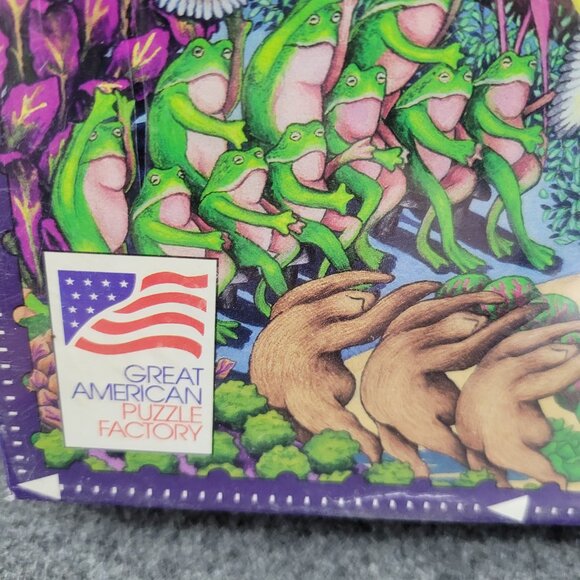 VTG Sealed The Moving Puzzle Garden Hideaway 294 Pieces Wildlife Animals - Picture 3 of 12